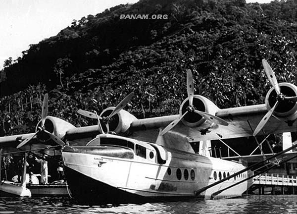 Samoan Clipper at Pago Pago Pan Am Historical Foundation Collection