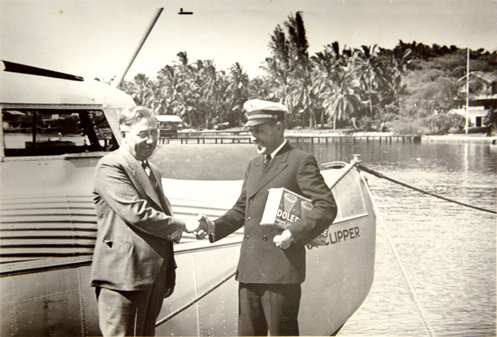 Edwin Musick Dole with China Clipper 