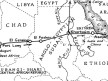 Pan Am Africa, Darfur Map, c. 1942