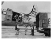 Pan Am DC-4 freighter, loading bananas