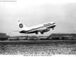 Pan Am Boeing 737-200 taking off from Frankfurt.