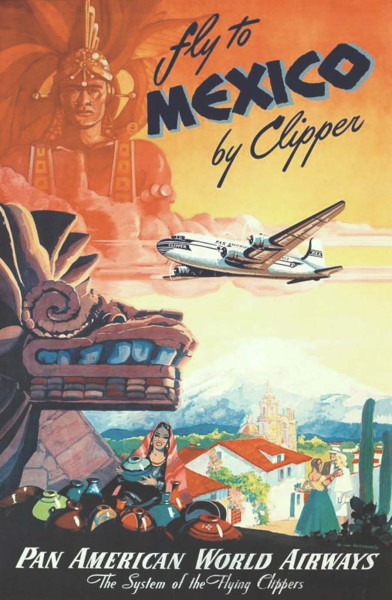 2. douglas airliner pan am  mexico  clipper  1950s pahf calendar rsz