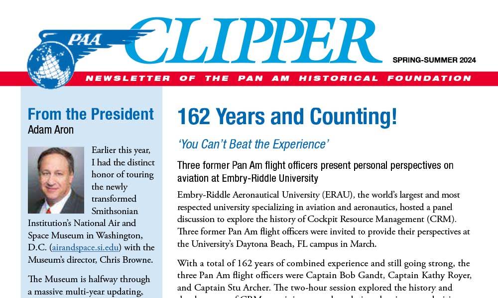 PAHF Clipper Newsletter Cover, Spring-Summer 2024